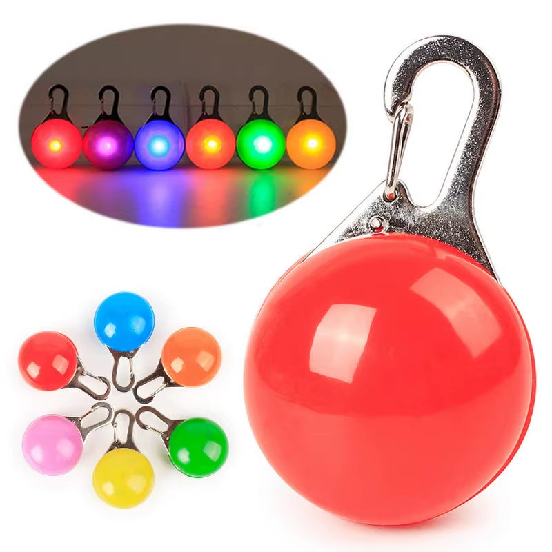 LED Luminous Glowing Dog & Cat Collar – Night Safety Pendant Necklace with Bright Light Decoration - Gold Store Business