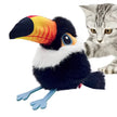 USB Rechargeable Flapping & Chirping Bird Cat Toy – Touch Activated Plush Hunting Toy for Indoor Kittens - Gold Store Business