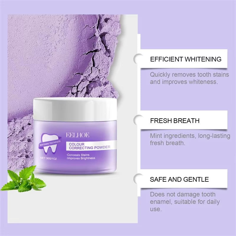 5-Day Teeth Whitening Powder — Remove Plaque, Stains & Bad Breath - Gold Store Business