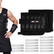 LEKÄRO Wrist Arm Weights, Adjustable Wrist Weights, Removable Wrist Ankle Weights for Men Women, for Fitness, Walking, Jogging, Workout, Running, 1Pair 2 Pack