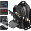 Black Laptop Backpack Computer Business Backpack for Adult Water Resistant Anti-Theft Laptop Backpack for Men