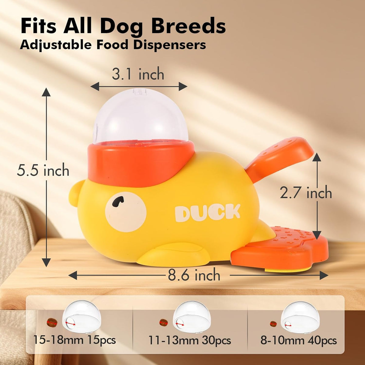 Duck-Shaped Dog Puzzle Toy & Slow Feeder Bowl — Mental Stimulation for Dogs & Cats - Gold Store Business