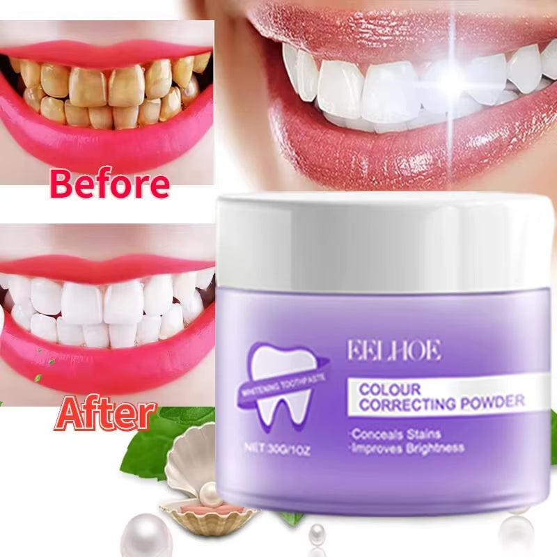 5-Day Teeth Whitening Powder — Remove Plaque, Stains & Bad Breath - Gold Store Business