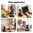 Bluetooth Speaker with Phone Stand -  2 in 1 Portable HD Surround Sound Speaker, Foldable Adjustable Phone Tablet Holder for Home Office, Gifts for Men Women