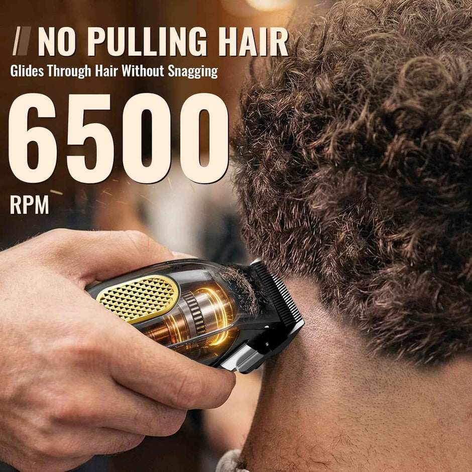 Cordless Hair Clippers & Trimmer Set for Men — Barber-Grade, 200Min Battery, LED Display