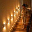 6-Pack Rechargeable Motion Sensor Night Lights | Magnetic LED Stair & Closet Lights, 60-Day Battery — Warm White