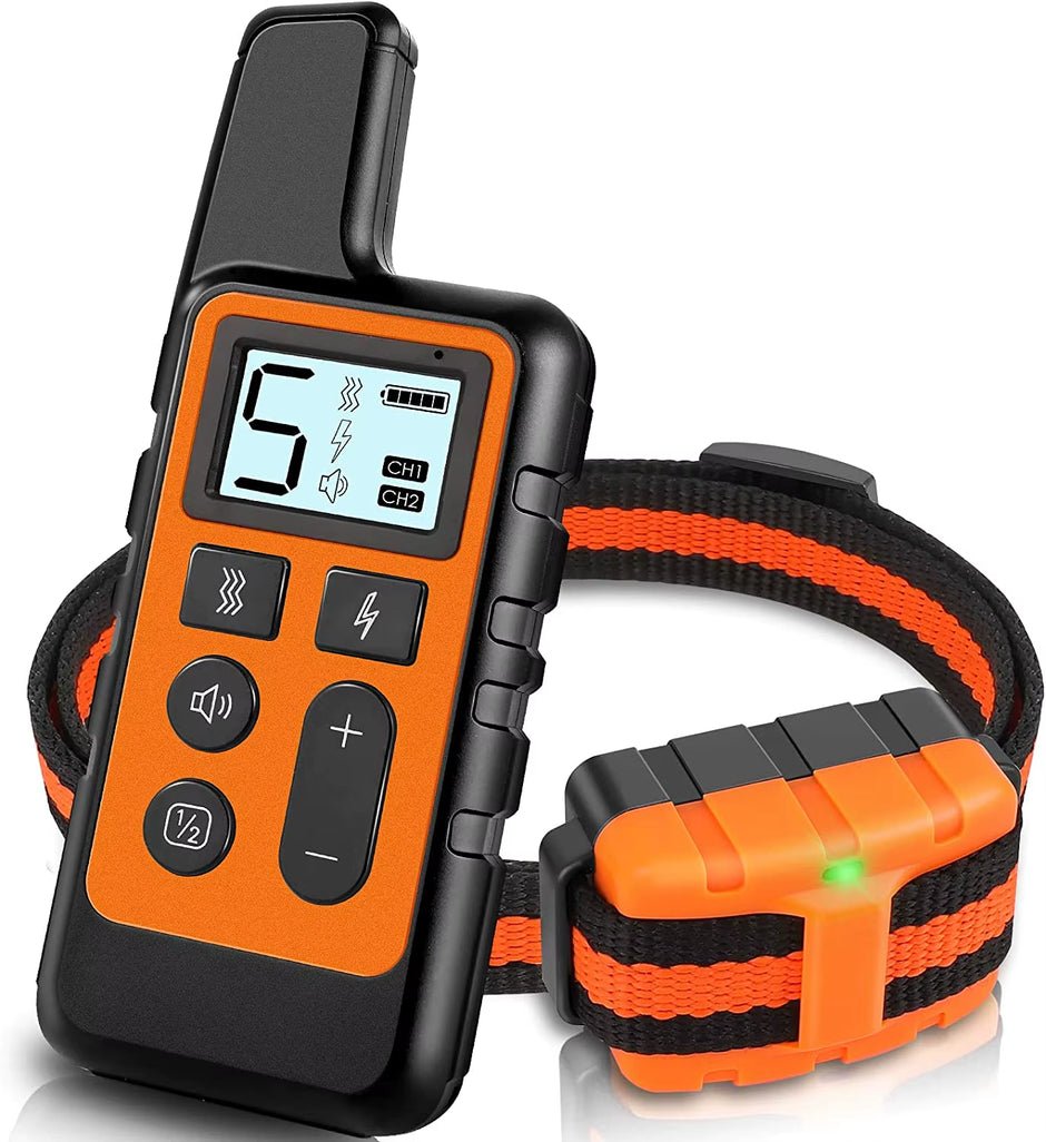 Waterproof Rechargeable Dog Training Collar with Remote – Beep, Vibration & Static Stimulation Modes for All Dogs - Gold Store Business