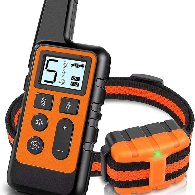 Waterproof Rechargeable Dog Training Collar with Remote – Beep, Vibration & Static Stimulation Modes for All Dogs - Gold Store Business