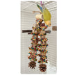 Large Parrot Chewing & Climbing Swing Toy – Natural Pine Cone Bird Cage Hanging Toy for Lovebirds & Cockatoos - Gold Store Business