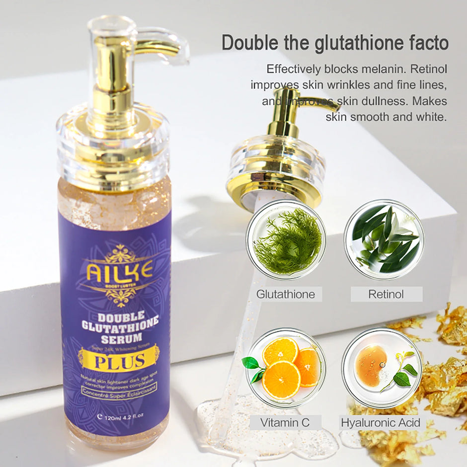 Double Glutathione Whitening Skin Care Set — Moisturize, Brighten & Fade Dark Spots - Gold Store Business