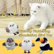 USB Rechargeable Flapping & Chirping Bird Cat Toy – Touch Activated Plush Hunting Toy for Indoor Kittens - Gold Store Business
