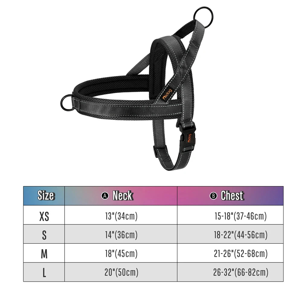 No-Pull Dog Harness – Soft Padded Reflective Vest for Small, Medium & Large Dogs - Gold Store Business