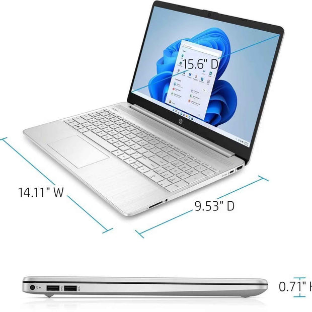 15.6" HD Touchscreen Laptop, Intel Core I3 1215U Processor, 32GB RAM, 2TB SSD, Intel UHD Graphics, Numpad, Windows 11 Home, Cefesfy Multifunctional Brush