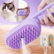 3-in-1 Electric Steam Pet Brush — Essential Oil Spray, Massage & Hair Removal for Dogs & Cats - Gold Store Business