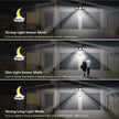 Solar Lights Outdoor - 210 LED 2500LM Waterproof Motion Sensor Security Lights with Wireless Remote Flood Lights for Patio Garage Yard Entryways