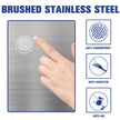 13 Gallon Stainless Steel Touchless Kitchen Trash Can with Motion Sensor for Indoor Use(Silver)