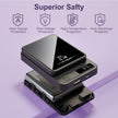 Magnetic Portable Charger,10000Mah Power Bank 22.5W Fast Charging Battery Bank with LED Display,Wireless&Wired USB-C Cable Travel Wireless Charger for Iphone 17-12,Andriod Phones,Black