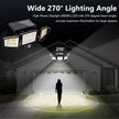 Solar Lights Outdoor - 210 LED 2500LM Waterproof Motion Sensor Security Lights with Wireless Remote Flood Lights for Patio Garage Yard Entryways