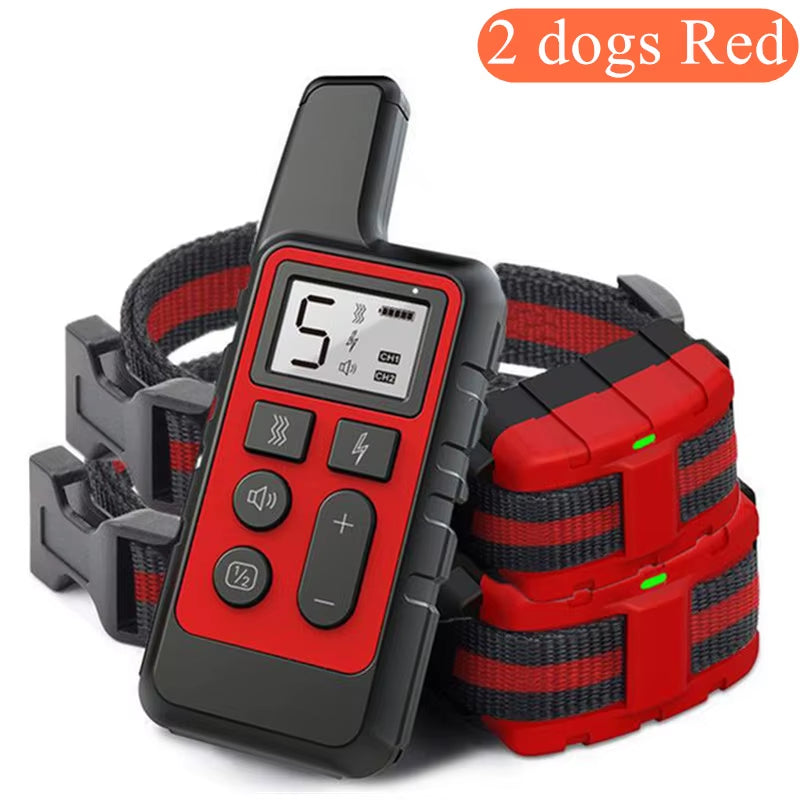Waterproof Rechargeable Dog Training Collar with Remote – Beep, Vibration & Static Stimulation Modes for All Dogs - Gold Store Business
