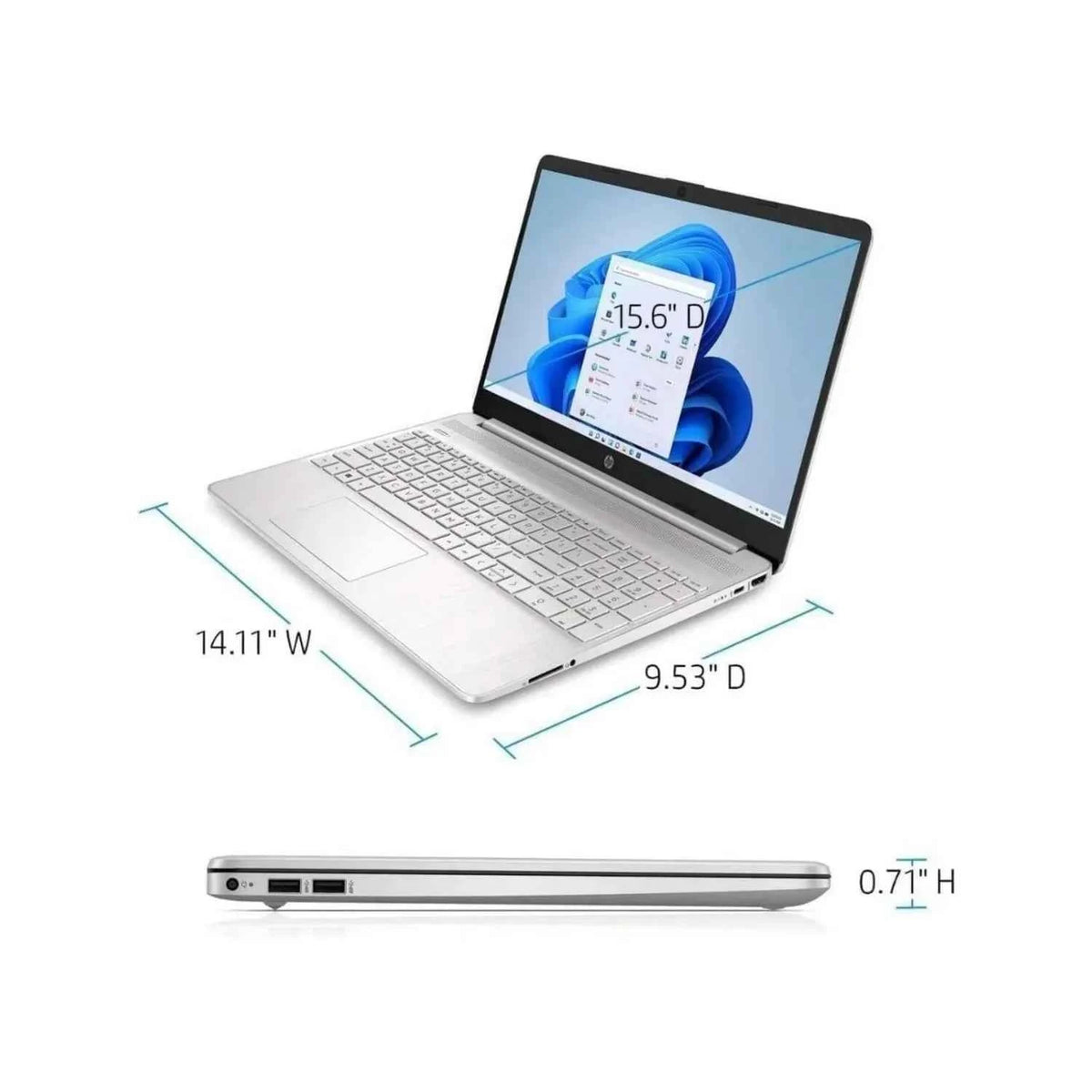 HP Touchscreen Laptop | Intel Core i7-1215U | Up to 32GB RAM | Up to 2TB SSD | Windows 11 Home | Silver