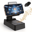 Bluetooth Speaker with Phone Stand -  2 in 1 Portable HD Surround Sound Speaker, Foldable Adjustable Phone Tablet Holder for Home Office, Gifts for Men Women