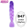 Ombre Braiding Hair Extensions – Kanekalon Synthetic Jumbo Braids 24 Inch | 6 Pcs/Lot