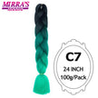 Ombre Braiding Hair Extensions – Kanekalon Synthetic Jumbo Braids 24 Inch | 6 Pcs/Lot
