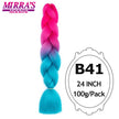Ombre Braiding Hair Extensions – Kanekalon Synthetic Jumbo Braids 24 Inch | 6 Pcs/Lot
