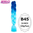 Ombre Braiding Hair Extensions – Kanekalon Synthetic Jumbo Braids 24 Inch | 6 Pcs/Lot