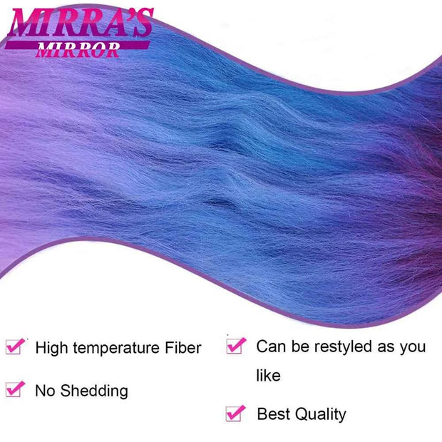 Ombre Braiding Hair Extensions – Kanekalon Synthetic Jumbo Braids 24 Inch | 6 Pcs/Lot