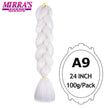 Ombre Braiding Hair Extensions – Kanekalon Synthetic Jumbo Braids 24 Inch | 6 Pcs/Lot