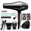 Professional Hair Dryer 1200W – Hot & Cold, Ionic, 3-Speed | Foldable Handle | Home & Salon Use