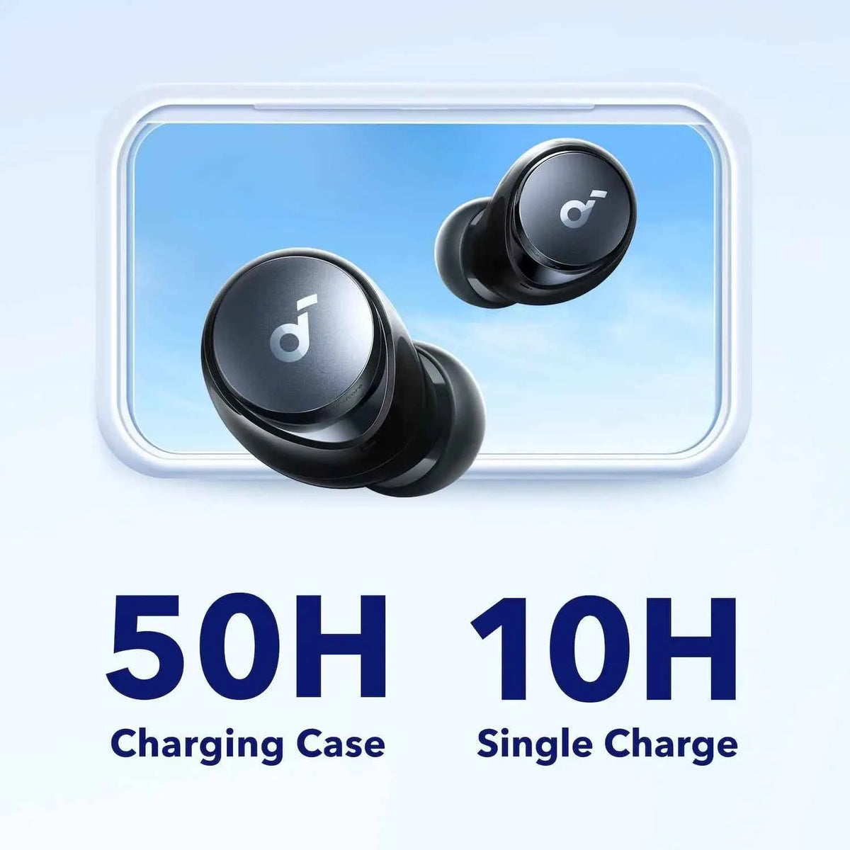 Soundcore by Anker Space A40 ANC Wireless Earbuds — 50H Battery, Hi-Res Audio (Refurbished)