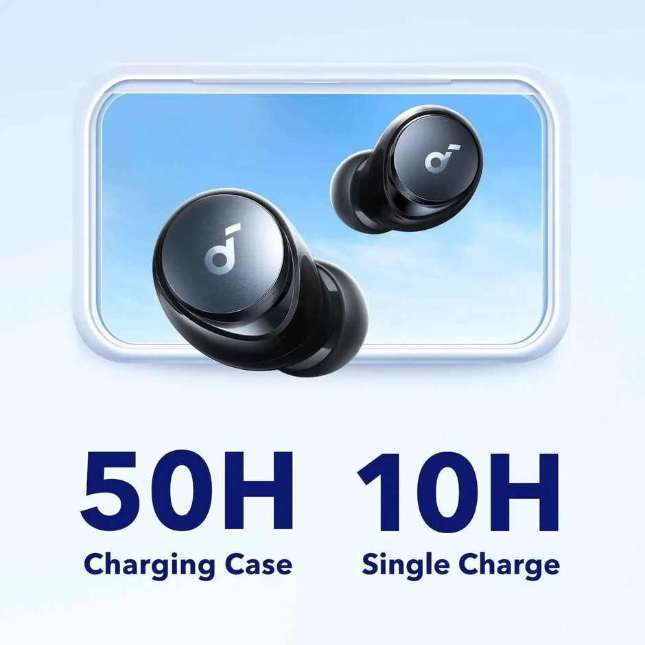 Soundcore by Anker Space A40 ANC Wireless Earbuds — 50H Battery, Hi-Res Audio (Refurbished)