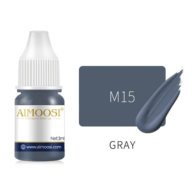Aimoosi 3ML Semi-Permanent Makeup Pigment — Milk Tea Colors | Brows, Eyeliner & Lips | Lasts 3–5 Years