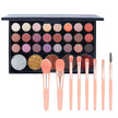 29-Color Eyeshadow Palette Set — Shimmer, Matte & Glitter | Waterproof, Long-Lasting | Festival & Everyday Makeup