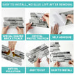 Marble Peel & Stick Wall Tiles – Waterproof Self-Adhesive Backsplash for Bathroom & Kitchen