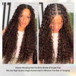Human Hair Bulk for Braiding — 2 Bundles Deep Wave | Boho Braids, Water Wave, Curly (12–28 Inches)