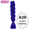 Ombre Braiding Hair Extensions – Kanekalon Synthetic Jumbo Braids 24 Inch | 6 Pcs/Lot