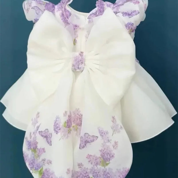 Custom Flower Girl Dress – Wedding, Birthday & Pageant Princess Ball Gown (12M–14) - Gold Store Business