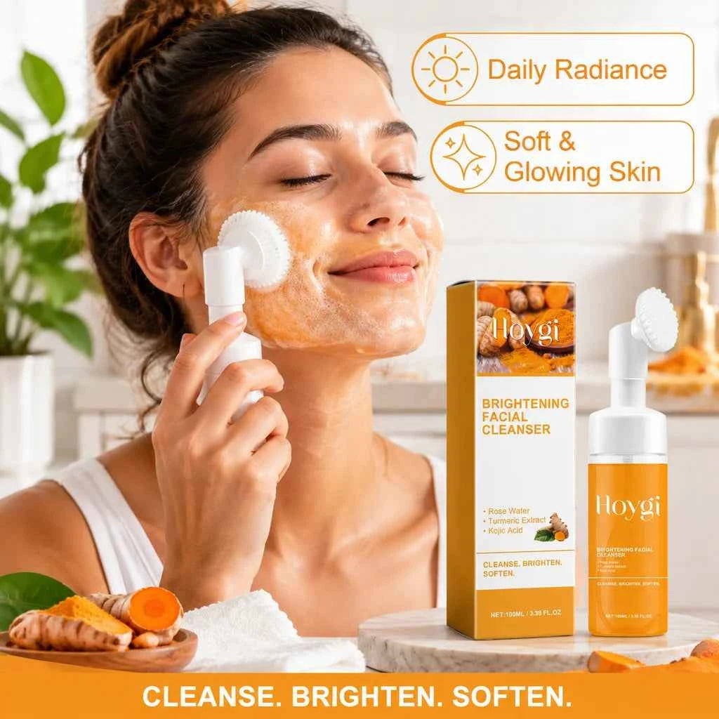 HOYGI Turmeric Cleanser Foam — Deep Cleanse, Brighten & Purify (100ml)