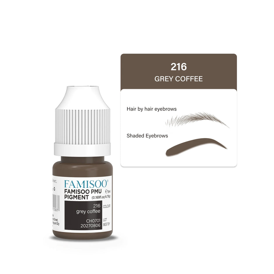 5ML Permanent Makeup Pigment — Lips, Brows & Eyeliner | Plant-Based, CPNP Certified | 29+ Colors