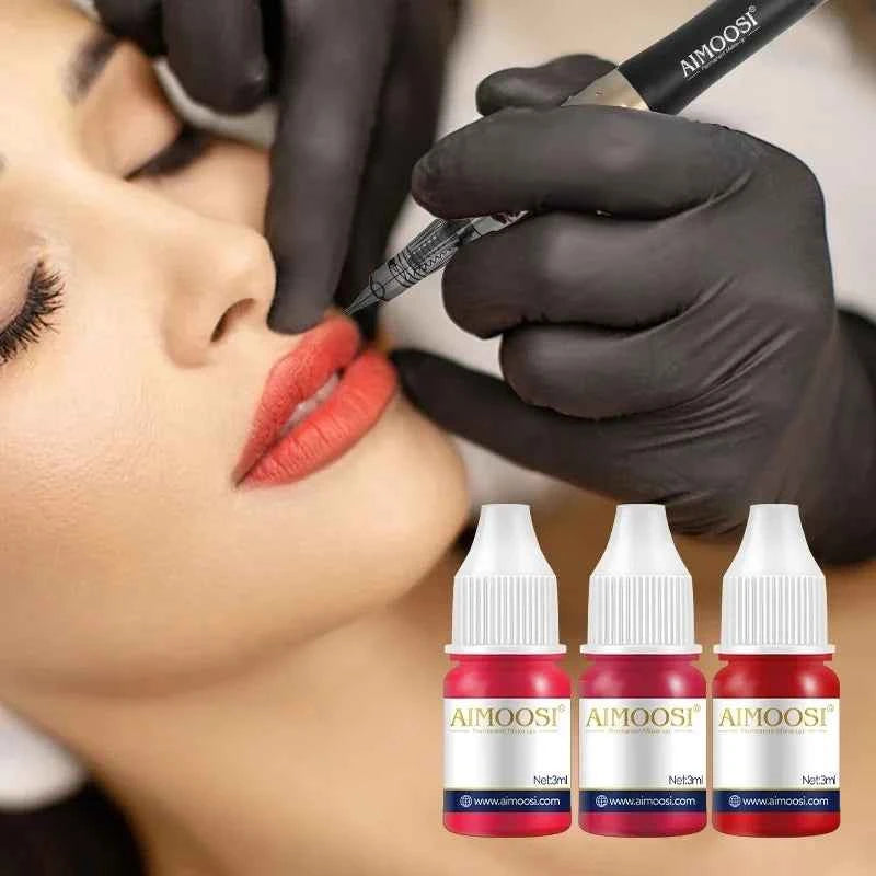 Aimoosi 3ML Nano PMU Pigment — Milky Colors | Brows, Eyeliner & Lips | Gamma-Sterilized | 14 Shades