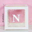 25cm Transparent Letter Gift Box – A-Z Alphabet for Baby Shower, Wedding & Party Decor - Gold Store Business