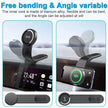Magnetic Car Phone Holder — MagSafe Compatible Dashboard Mount for iPhone 12-15 Pro Max - Gold Store Business