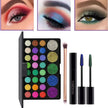 29-Color Eyeshadow Palette Set — Shimmer, Matte & Glitter | Waterproof, Long-Lasting | Festival & Everyday Makeup