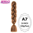 Ombre Braiding Hair Extensions – Kanekalon Synthetic Jumbo Braids 24 Inch | 6 Pcs/Lot