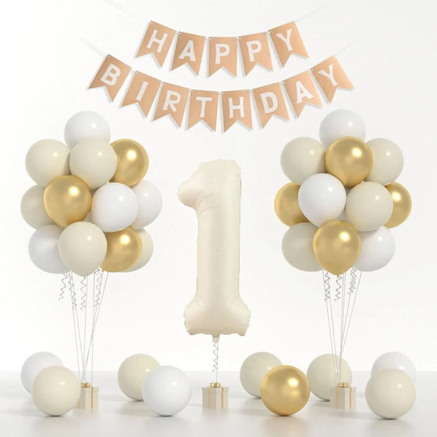 40" Birthday Letter Balloon Set – Foil Balloons for Birthdays, Weddings & Anniversaries - Gold Store Business