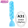 Ombre Braiding Hair Extensions – Kanekalon Synthetic Jumbo Braids 24 Inch | 6 Pcs/Lot