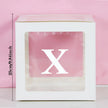 25cm Transparent Letter Gift Box – A-Z Alphabet for Baby Shower, Wedding & Party Decor - Gold Store Business